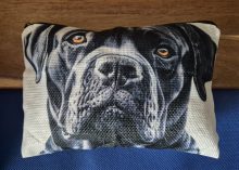 Sminkväska med hundtryck Cane corso