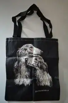 Bag/väska med borzoi tryck