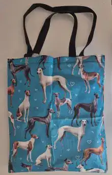 Bag/väska med tryck Whippet