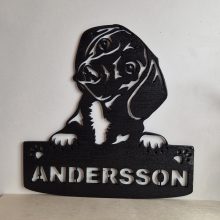 Dörrskylt ”Valp”