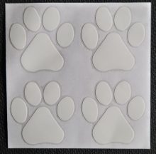 Tassavtryck 4 pack vita