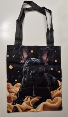 Bag/väska med tryck fransk bulldogg 2